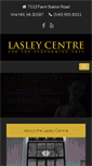 Mobile Screenshot of lasleycentre.com